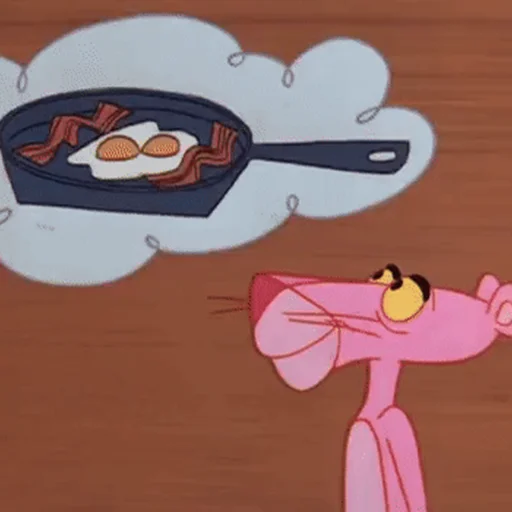 🍳 Стикер «Pink Panther» для Telegram