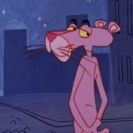 🌚 Стикер «Pink Panther» для Telegram