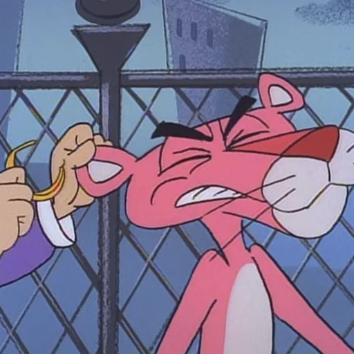😡 Стикер «Pink Panther» для Telegram