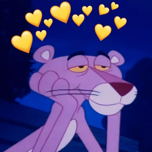 💛 Стикер «Pink Panther» для Telegram