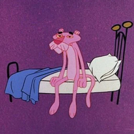 😕 Стикер «Pink Panther» для Telegram