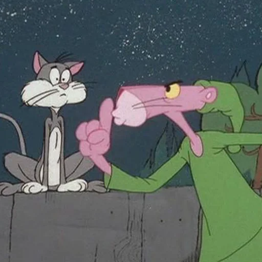 🙊 Стикер «Pink Panther» для Telegram