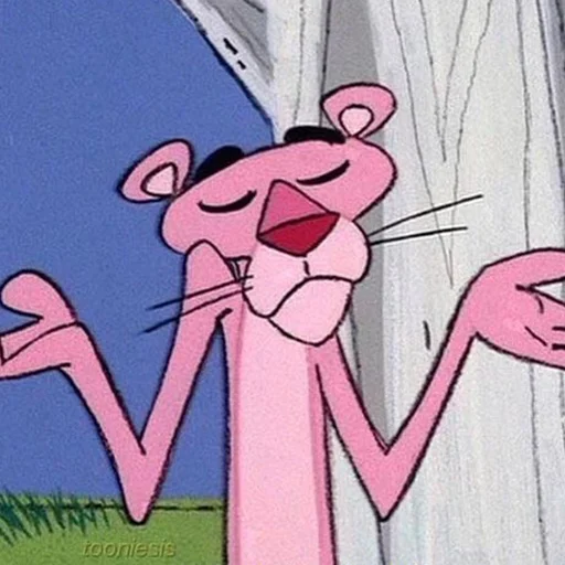 🤷‍♂️ Стикер «Pink Panther» для Telegram