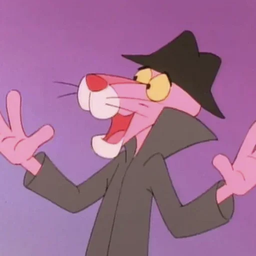 😰 Стикер «Pink Panther» для Telegram