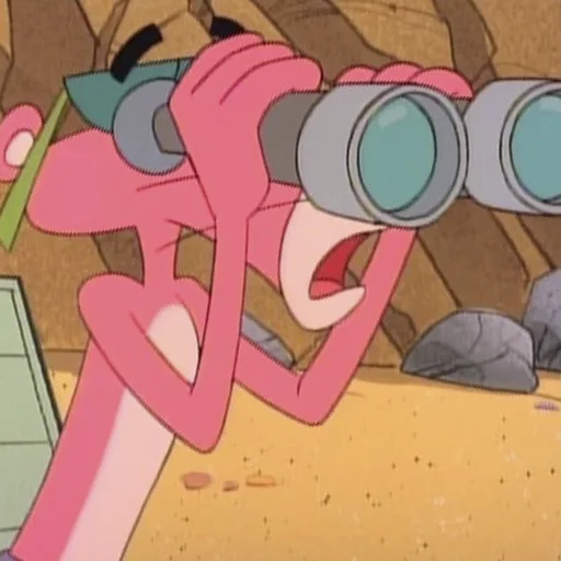 😦 Стикер «Pink Panther» для Telegram