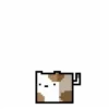 Стикер 2 Pixel cat - пиксельные Квадро-котики.