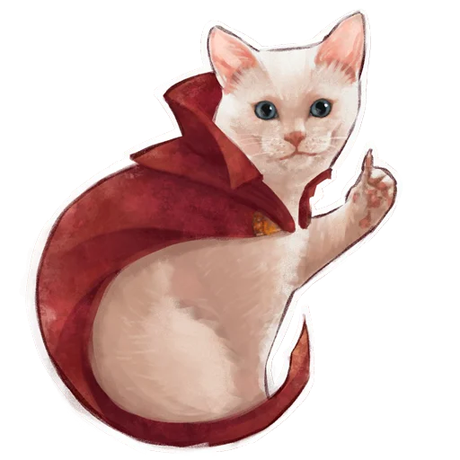 👆 Стикер «Мяурвел (MARVEL)» для Telegram