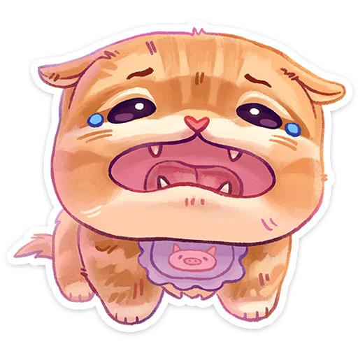 😭 Стикер «Котёнок Мявс» для Telegram