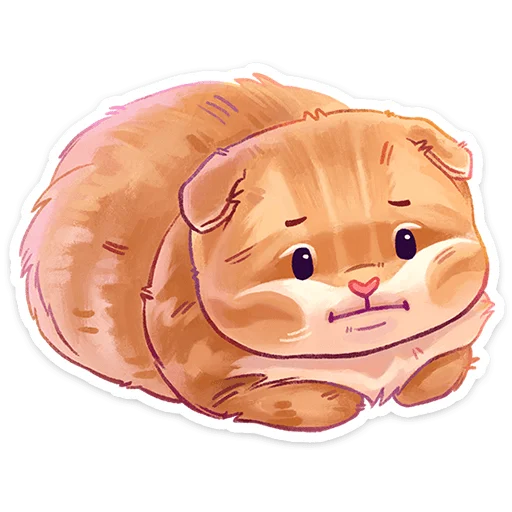 😐 Стикер «Котёнок Мявс» для Telegram