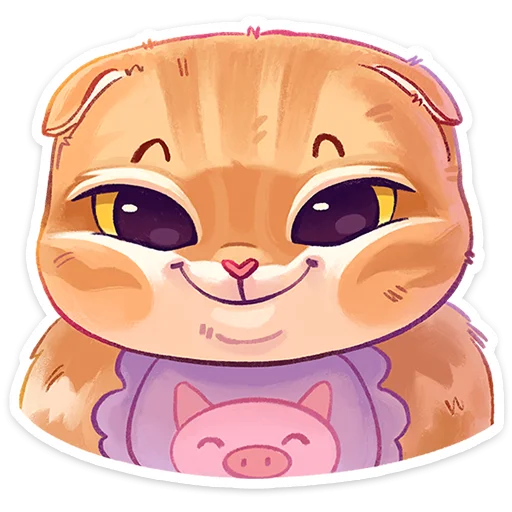 😏 Стикер «Котёнок Мявс» для Telegram