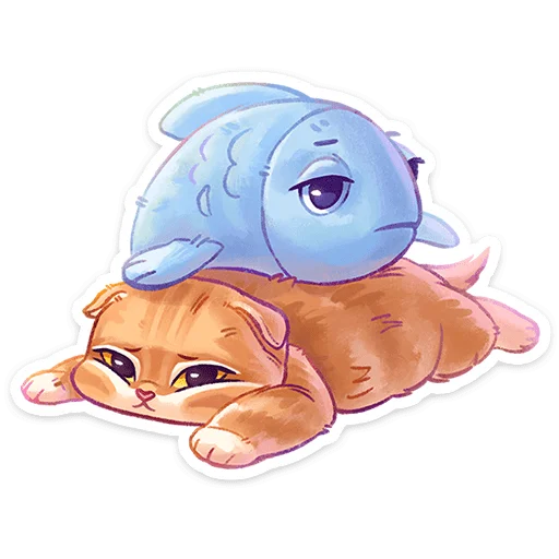 🫠 Стикер «Котёнок Мявс» для Telegram