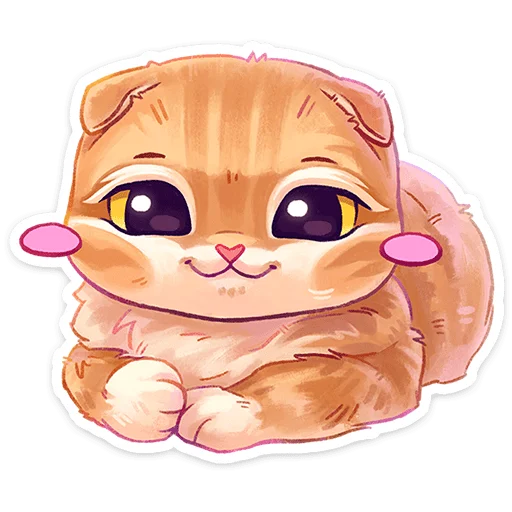 ☺️ Стикер «Котёнок Мявс» для Telegram