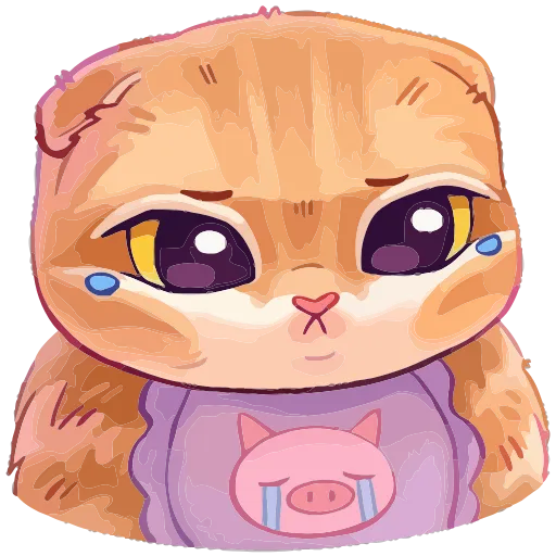 😭 Эмодзи «Мявс» для Telegram