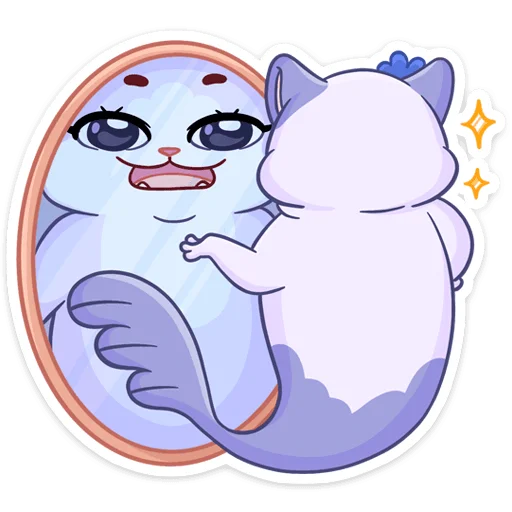 🤪 Стикер «Миу-Мяу и Кусалочка» для Telegram