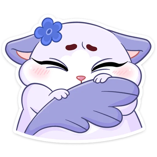 ☺️ Стикер «Миу-Мяу и Кусалочка» для Telegram