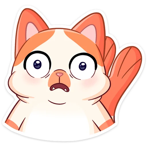 😑 Стикер «Миу-Мяу и Кусалочка» для Telegram
