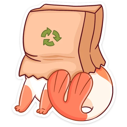 👀 Стикер «Миу-Мяу и Кусалочка» для Telegram