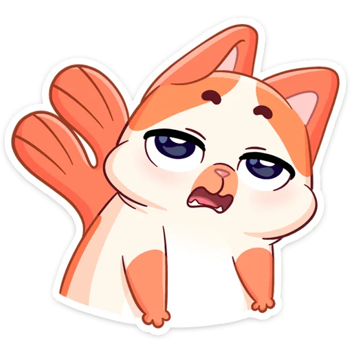 😫 Стикер «Миу-Мяу и Кусалочка» для Telegram