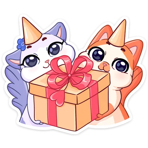 🎁 Стикер «Миу-Мяу и Кусалочка» для Telegram