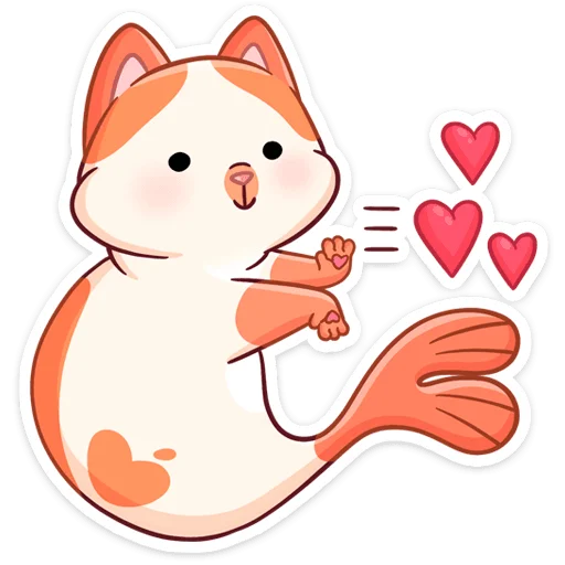 😘 Стикер «Миу-Мяу и Кусалочка» для Telegram