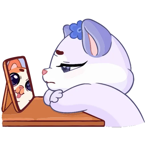 ☹️ Эмодзи «Миу-Мяу и Кусалочка» для Telegram