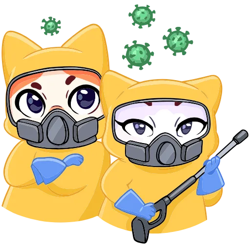 🦠 Эмодзи «Миу-Мяу и Кусалочка» для Telegram