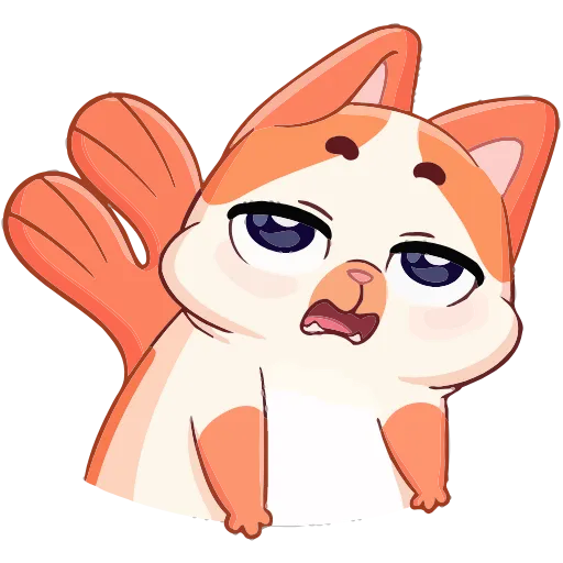 ☹️ Эмодзи «Миу-Мяу и Кусалочка» для Telegram