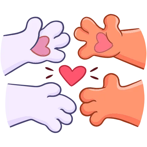 🤗 Эмодзи «Миу-Мяу и Кусалочка» для Telegram