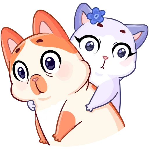 😮 Эмодзи «Миу-Мяу и Кусалочка» для Telegram