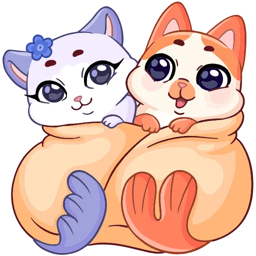 ☺️ Эмодзи «Миу-Мяу и Кусалочка» для Telegram