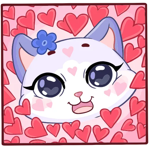🥰 Эмодзи «Миу-Мяу и Кусалочка» для Telegram