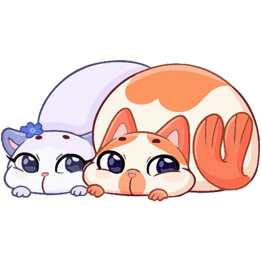 🍦 Эмодзи «Миу-Мяу и Кусалочка» для Telegram