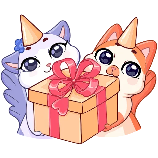 🎁 Эмодзи «Миу-Мяу и Кусалочка» для Telegram