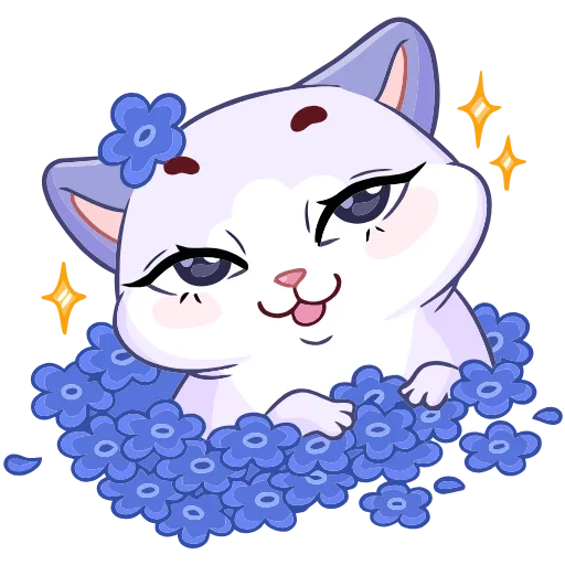 🌸 Эмодзи «Миу-Мяу и Кусалочка» для Telegram