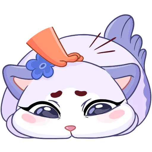 ☹️ Эмодзи «Миу-Мяу и Кусалочка» для Telegram