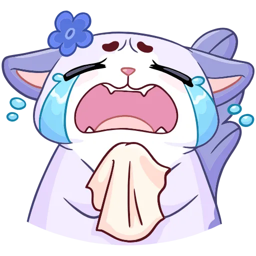😭 Эмодзи «Миу-Мяу и Кусалочка» для Telegram