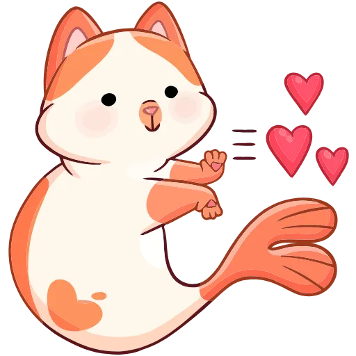 ❤️ Эмодзи «Миу-Мяу и Кусалочка» для Telegram