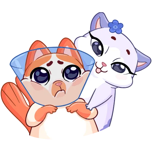 🤧 Эмодзи «Миу-Мяу и Кусалочка» для Telegram