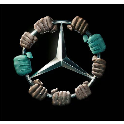 👊 Стикер «Mercedes Benz» для Telegram