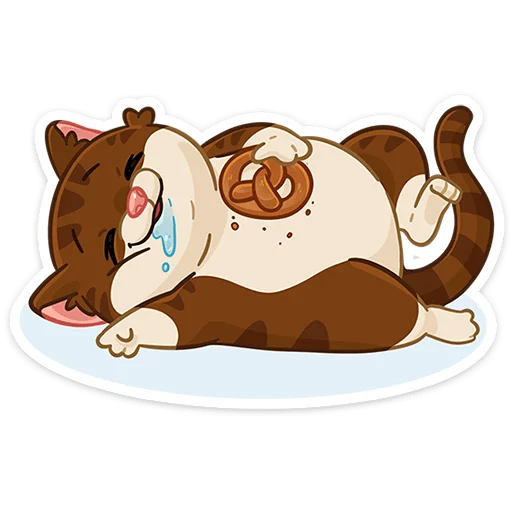 🤤 Стикер «Купеческий кот» для Telegram