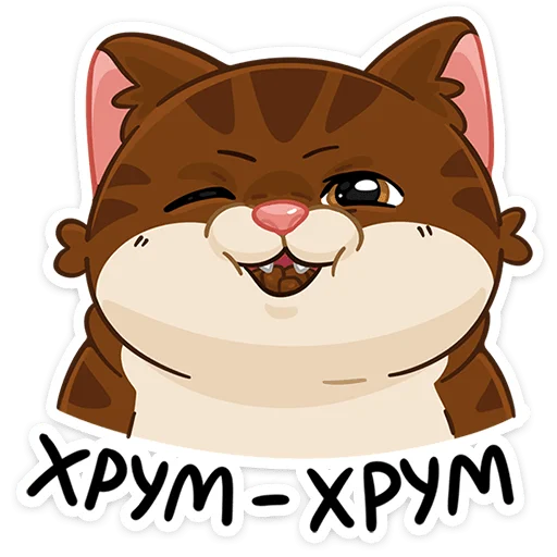 😉 Стикер «Купеческий кот» для Telegram