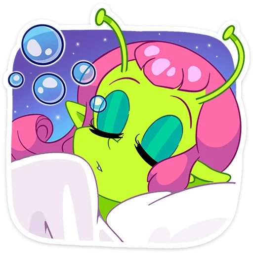 💤 Стикер «Мёрси - стиль к набору Астер» для Telegram