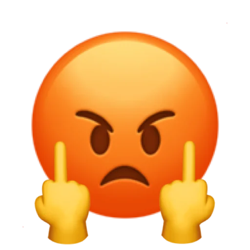 😡 Стикер «Merged Emojis» для Telegram
