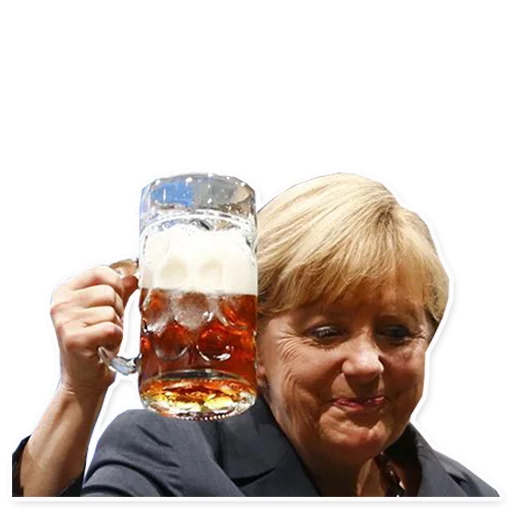 🍺 Стикер «Merkel Pack» для Telegram