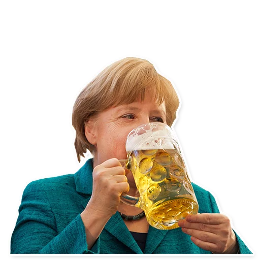 🍻 Стикер «Merkel Pack» для Telegram