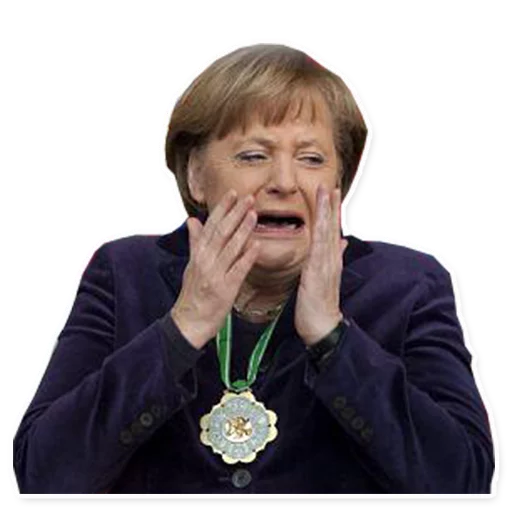 😧 Стикер «Merkel Pack» для Telegram