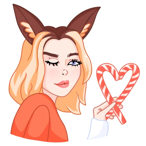 Стикерпак Мэри&Крис для Telegram