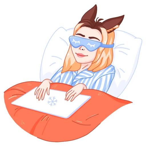💤 Стикер «Мэри&Крис» для Telegram
