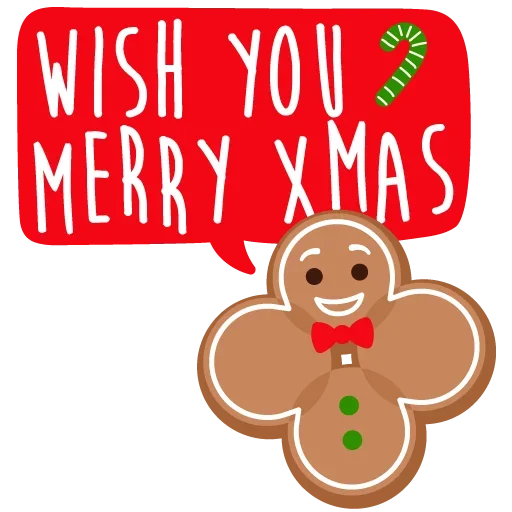 🍪 Стикер «Merry Christmas» для Telegram