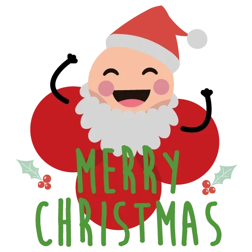 Стикерпак Merry Christmas для Telegram